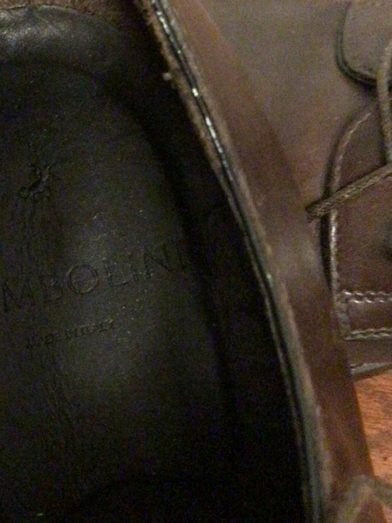 TOMBOLINI Italian leather handmade elegant dress shoes wedding business SZ 44 main image 14